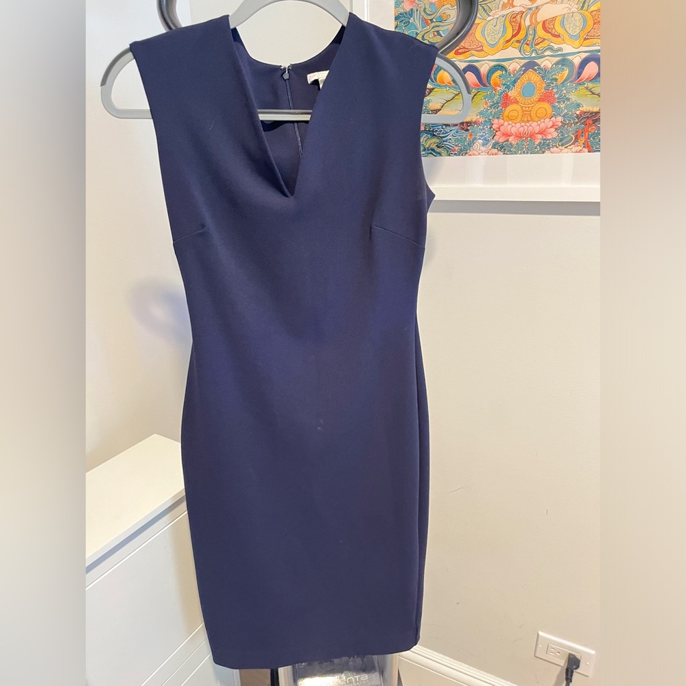 XS NY & Company Navy Sheath dress